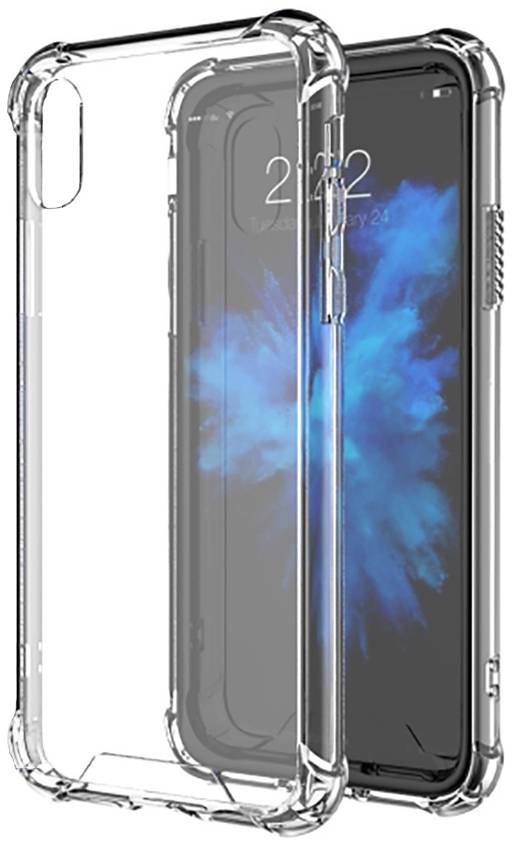 Чехол противоударный с бортиками для iPhone XR силиконовый прозрачный